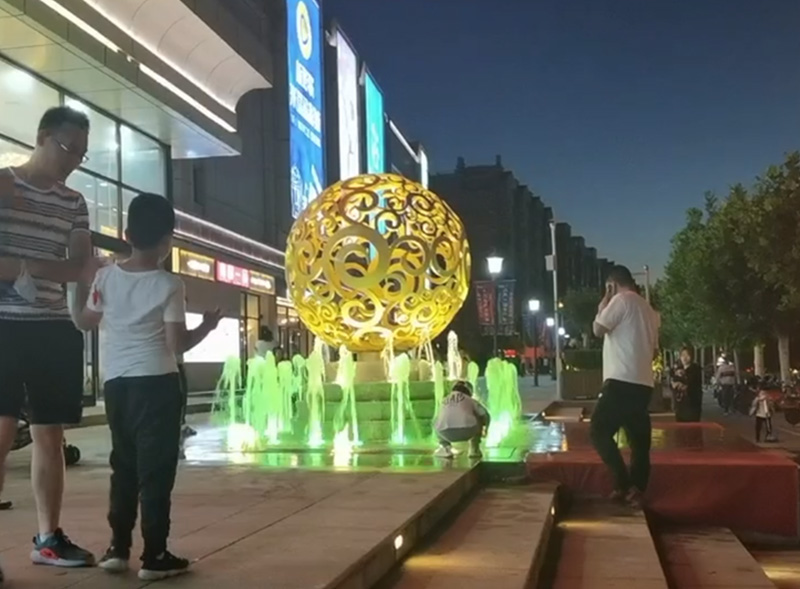 雕塑喷泉
